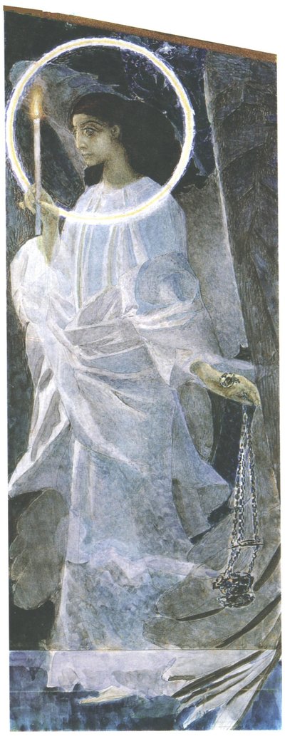 Angel with a Candle by Mikhail Aleksandrovich Vrubel